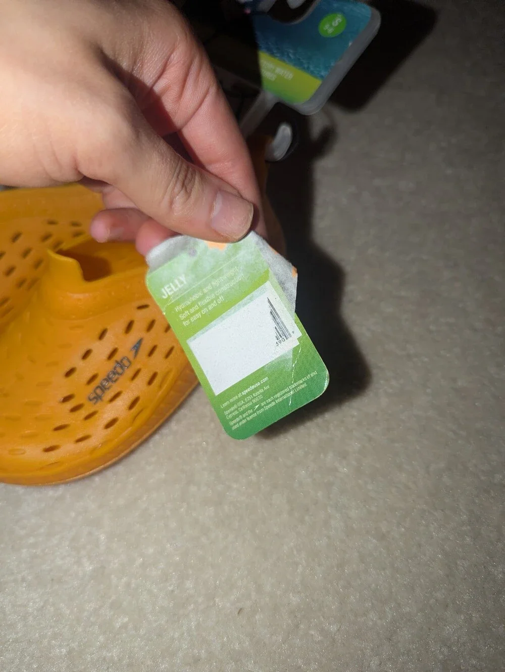 Nwt Kids Speedo Jelly Shoes Sz S 5-6 Boys